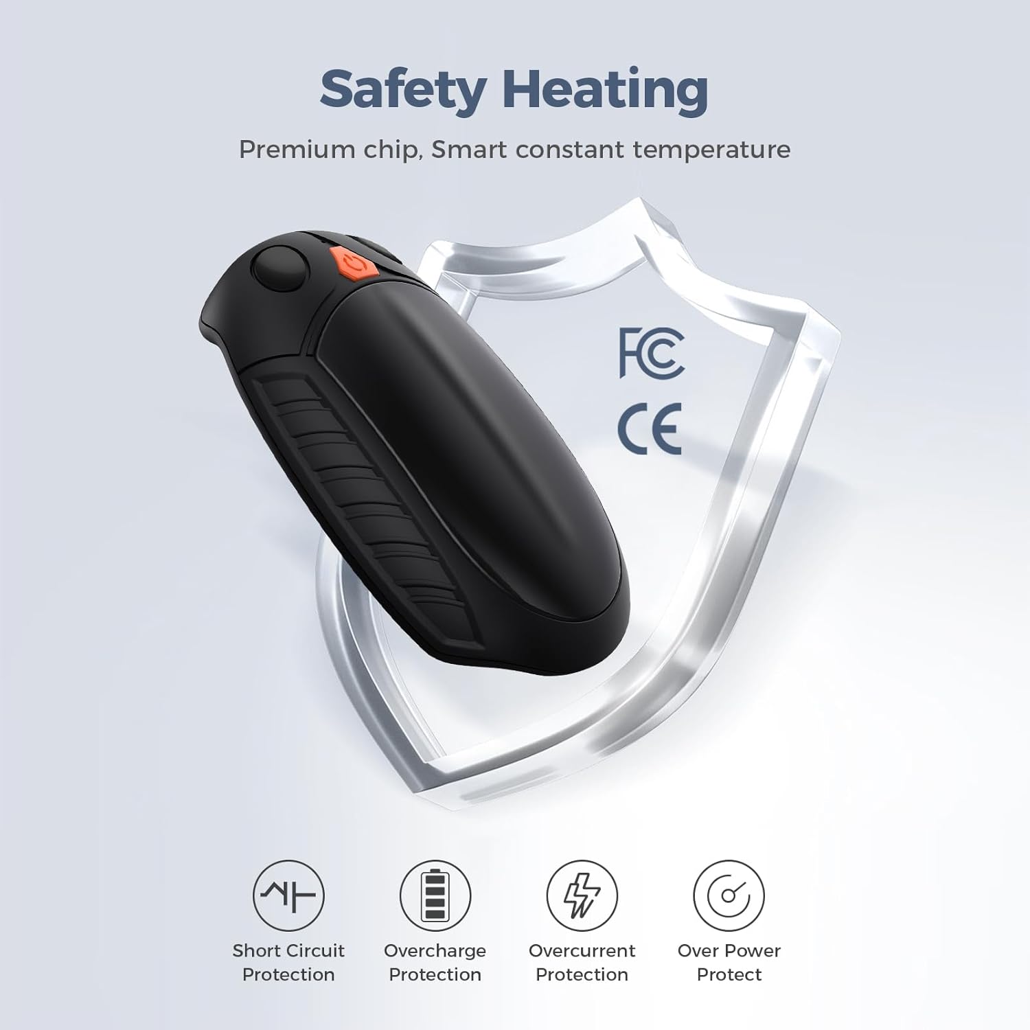 Skiennix Rechargeable Hand Warmers - AI Temperature Control | Portable Electric Warmers, 2-Pack for Outdoor Activities