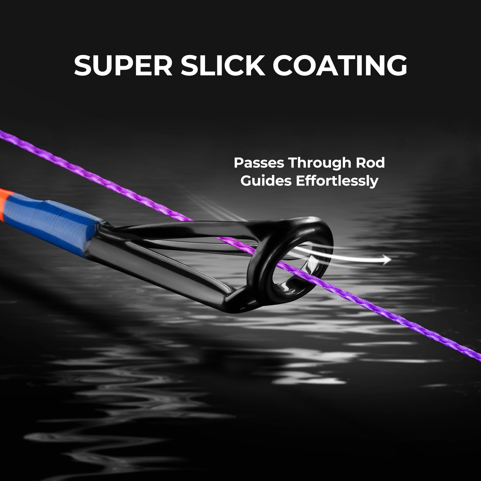 KastKing Superpower Braided Fishing Line, Purple Camo, 6LB, 300+27 Yds