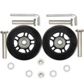 ORO 1 Pair Luggage Wheels Replacement 68x24mm(2.68"x0.94") with 8mm(0.31") Bearings 35mm(1.38")/40mm(1.57") Wheels for Suitcase and Inline Outdoor Skate