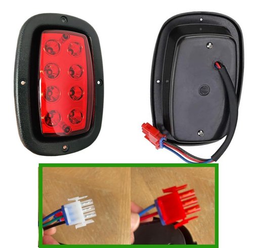 Club Car DS LED Taillight Yamaha TailLights for Club Car DS Gas & Electric Golf carts (1993 & up) and Yamaha G14, G16, G19, G22 Golf Cart