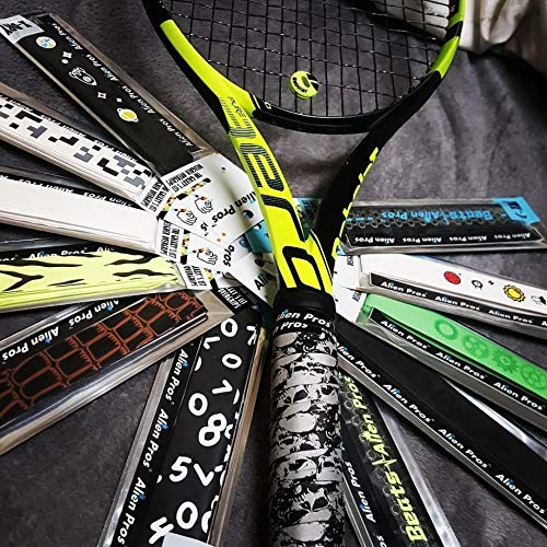 ALIEN PROS Tennis Racket Grip Tape – Tac Moisture Feel Tennis Grip – Tennis Overgrip Grip Tape Tennis Racket – Wrap Your Racquet for High Performance