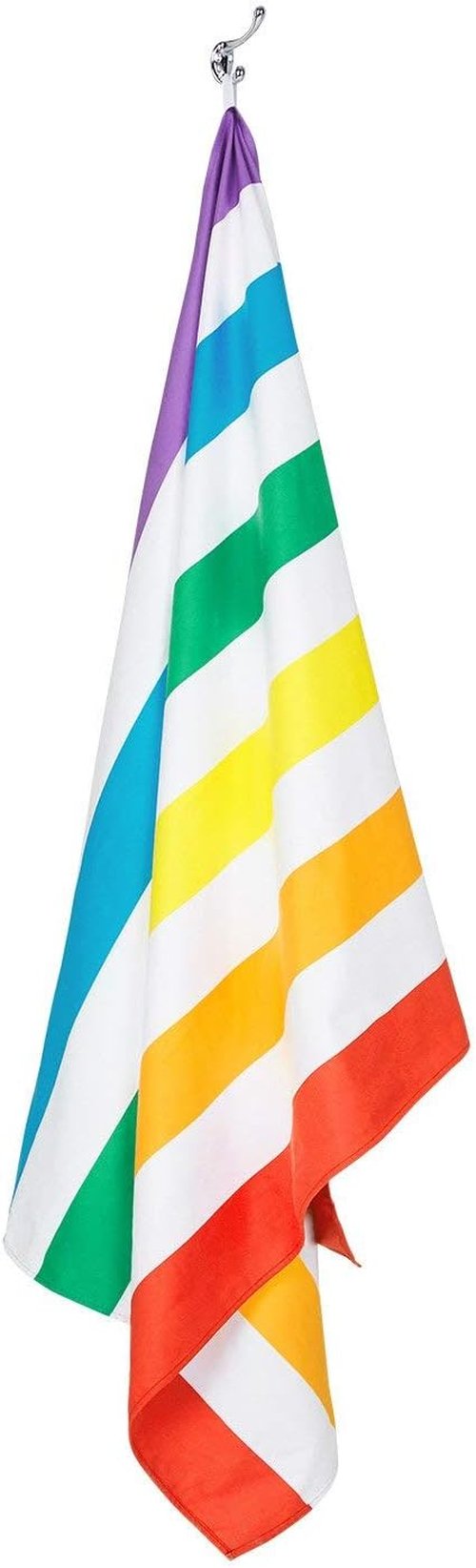 Dock & Bay Beach Towel - Quick Dry & Sand Free - Compact & Lightweight - 100% Recycled - Rainbow Skies - Large (160x90cm)