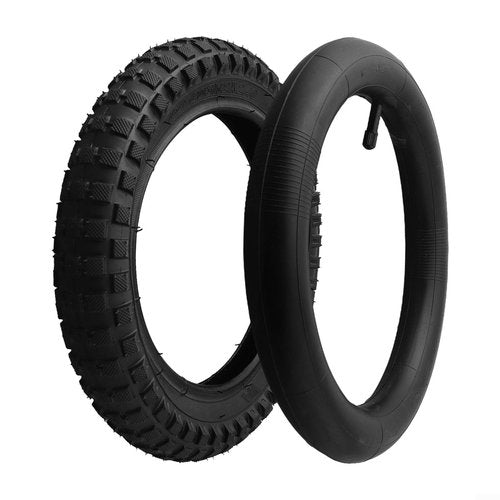 12 Inch Kids Scooter Wheel Tire 12x2.125 12x2.4 Bike Outer Tire Inner Tube Replacement (12x2.125 Outer Tyre +Inner Tube)