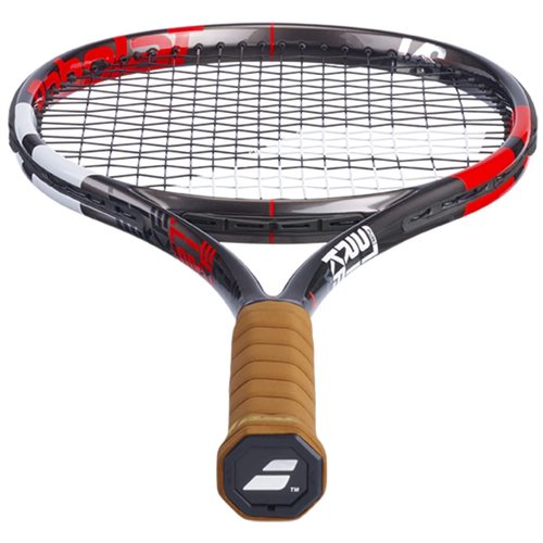 Babolat Pure Strike VS Tennis Racquet - Strung with 16g White Syn Gut at Mid-Range Tension (4 1/4" Grip)