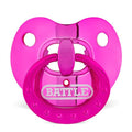 Battle Sports Binky Oxygen Football Mouthguard - Detachable Strap, Maximum Breathability, Works with Braces & No Boiling Required - Chrome Pink