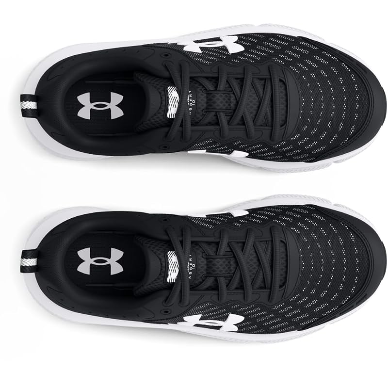 Under Armour Kids Assert 10 Big Kid - Black/White/White+5 Variation (001)