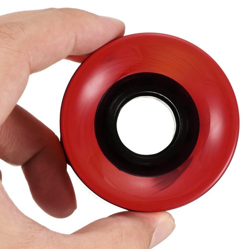 PATIKIL 60mm Longboard Wheels, 4 Pack Skateboard Wheel Street Wheels for Skateboards Cruiser Wheels Replacement 78A, Clear Red
