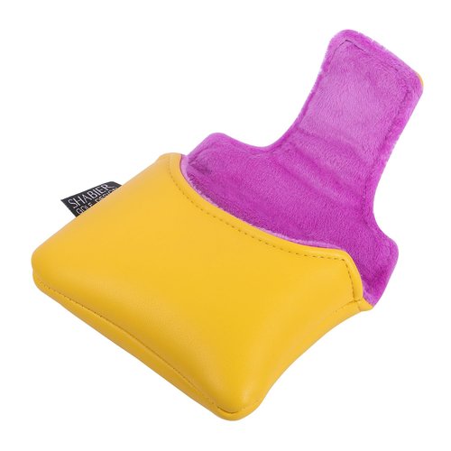 SHABIER Golf Large Mallet Headcover with Number Design for Golf Putter (Yellow with NO.23)
