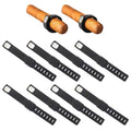 Frstem 8 Pack Magnetic Holder for Golf Cart, Black Golf Cart Accessories Fits 34 to 70 Ring Gauge Portable Clip Holder Golf Gifts for Men Outdoor Fishing, Grilling, Camping & Traveling