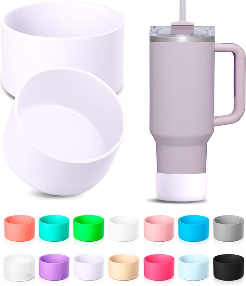 KTKUDY Silicone Boot for Stanley Quencher Tumbler H2.0 | Protects 30 oz, 40 oz & IceFlow Sizes