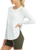 G4Free Women's Long Sleeve UV Protection Shirt - Quick Dry Lightweight Outdoor Workout Top | Casual Yoga