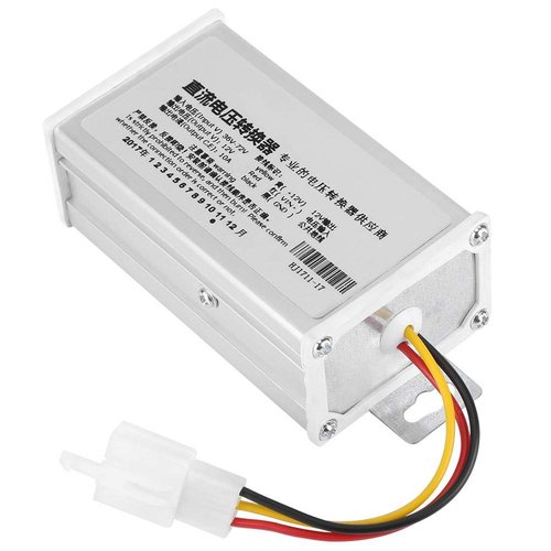DC 36V 72V to 12V 10A 120W Wide Voltage Converter Adapter Transformer with Multi for Electric Bike Scooter