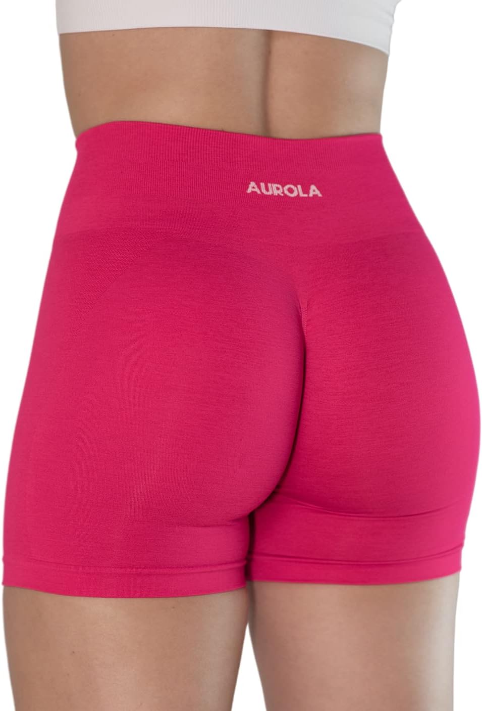 AUROLA Women's Workout Shorts - Seamless High Waist Athletic Running & Yoga Shorts