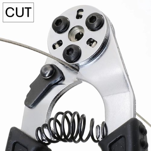 accufine 2 in 1 Bicycle Brake Cable Cutter and Crimper with Bicycle Brake Cable Crimp Ends Specialized Bike Brake Cable Tool