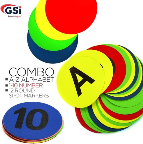 GSi Spot Markers - Non-Toxic, Non-Slip Educational Tools for Kids | Ideal for Preschool & Kindergarten Activities
