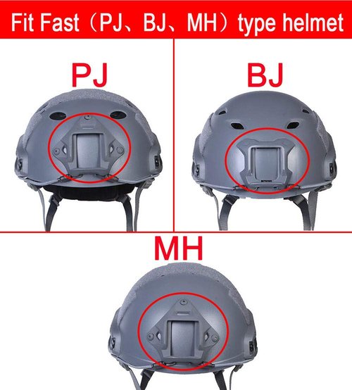 ATAIRSOFT Combat Tactical Airsoft Paintball Helmet Cover for PJ/BJ/MH Type - Without Helmet