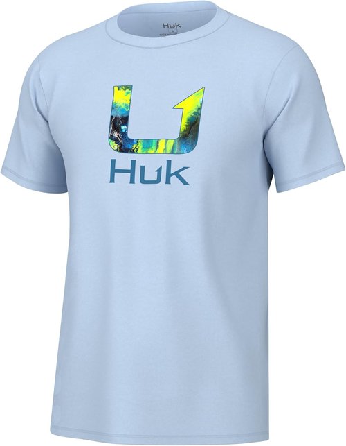 HUK Men's Fishing Tee - Performance Short Sleeve | Quick-Dry Comfort & Style