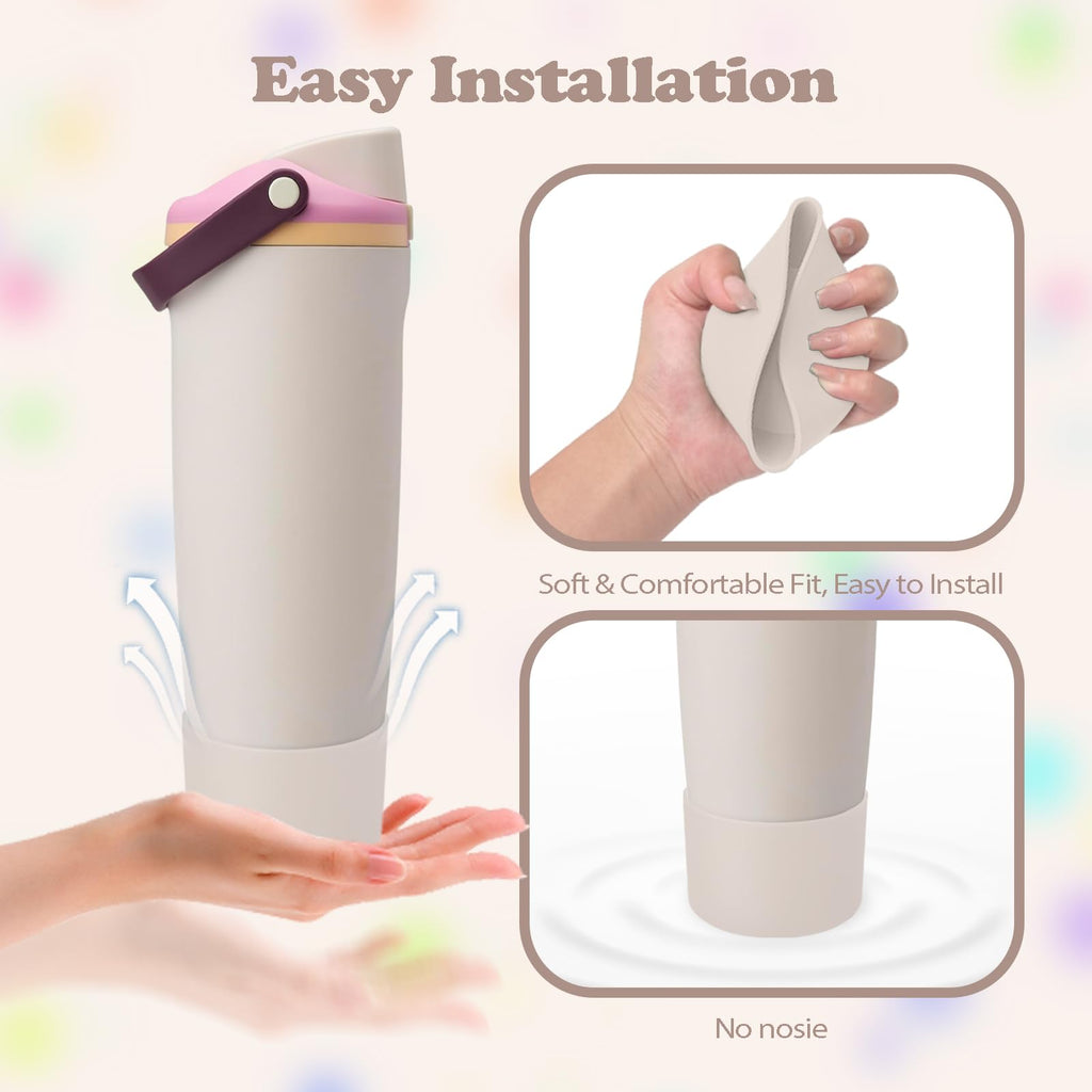 Kaitiaki Silicone Boot for Owala 30oz & 40oz FreeSip Sway Bottles & Tumblers - Non-Slip, Scratch-Resistant, Stability Enhancer, Available in 12 Colors (Daybreak)