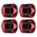PATIKIL 60mm Longboard Wheels, 4 Pack Skateboard Wheel Street Wheels for Skateboards Cruiser Wheels Replacement 78A, Clear Red