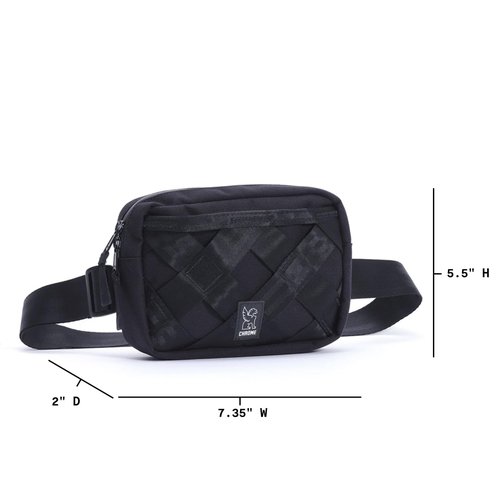 Chrome Industries Barrage Sling Bag – Crossbody Backpack for Women and Men w/Quick Release Buckle – 2L, Black X