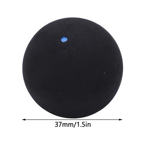 Ejoyous Squash Ball, 37mm Single Dot Squash Ball Rubber Squash Racket Balls for Beginner Competition Training (Single)