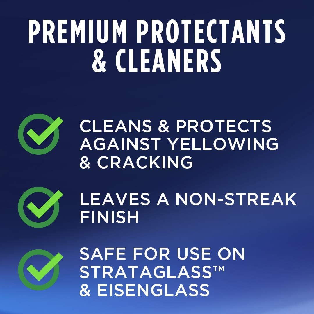 303 Products Marine Clear Protective Cleaner - Superior UV Protection for Vinyl & Plastics | 32oz (Pack of 2)