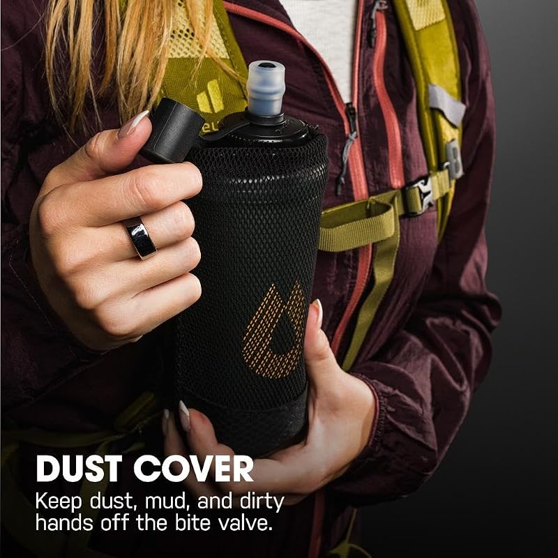 HydraPak PackFlask Harness Water Bottle 25 oz Sage Green – 500ml/750ml