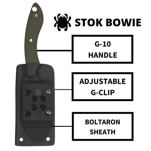 Spyderco FB49GPOD Stok OD G-10 Bowie Reveal 12