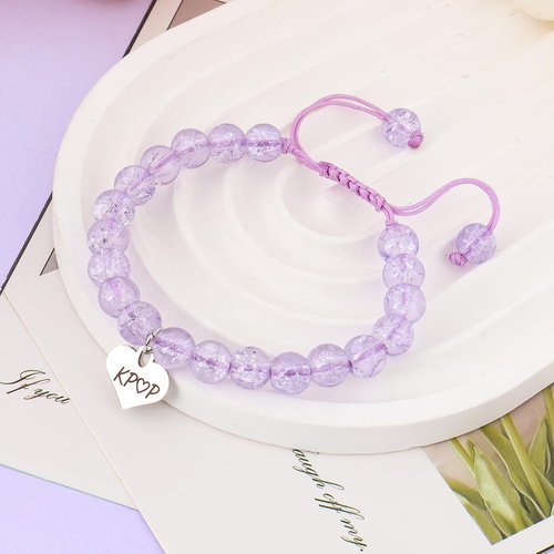KPop Bracelet | Korea-Pop Jewelry with Birthday Card - Perfect Gift for Fans, Women & Girls