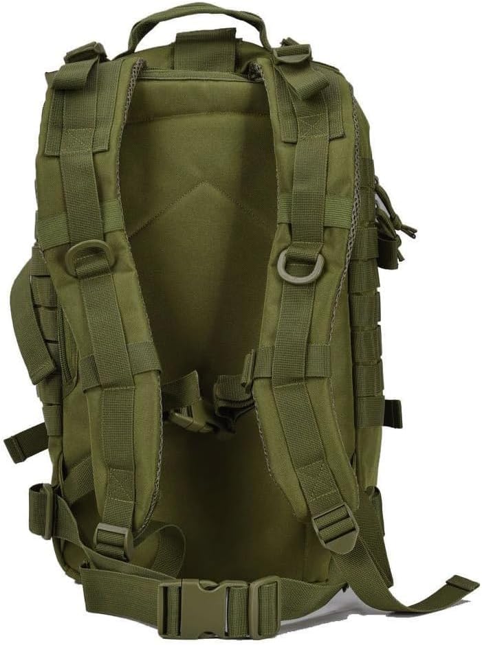 REEBOW GEAR Military Tactical Backpack - Large 34L Army 3-Day Assault Pack | Molle Design in Army Green