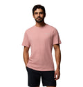 Columbia Men's Thistletown Hills Short Sleeve T-Shirt, Washed Red/Heather, 4X Tall