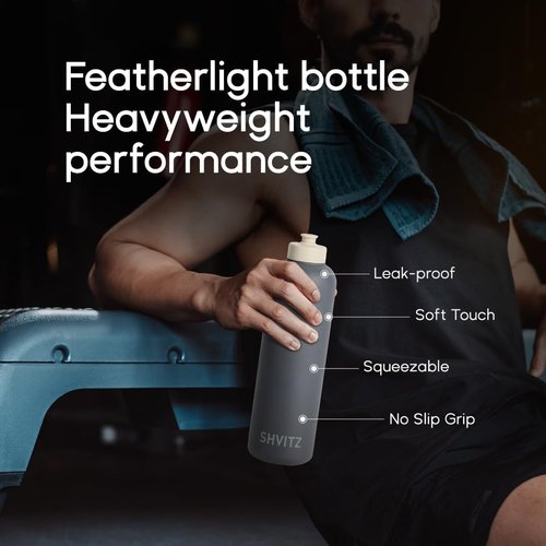 **Skiennix Sports Water Bottle - Lightweight, No Spill Design with One-Hand Spout - BPA Free - 24oz**