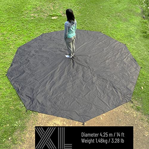 Waterproof Tent Ground Sheet for Tipi Hot T3 XL - Camping Tarp & Floor Mat