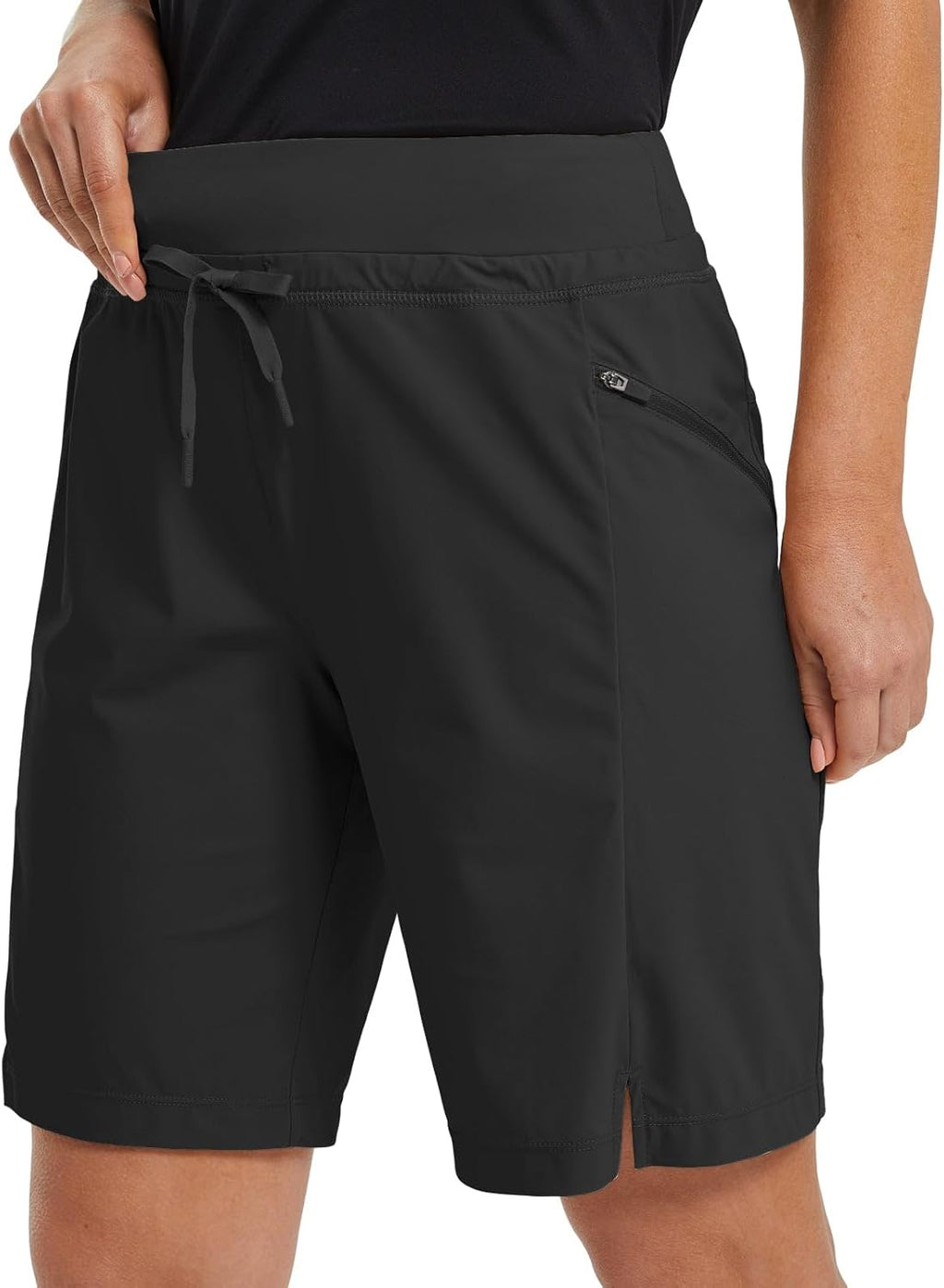Baleaf Women's Hiking Shorts - Quick Dry Bermuda Cargo for Curvy Figures | 9"/11" Lightweight with Pockets