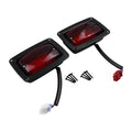 Congparts 1017035 Golf Carts LED Rear Taillights Kit 12V Compatible with Club Car DS 1982-UP Golf Cart Compatible with Yamaha G14 G16 G19 G22 Golf Cart 3 Wire Wiring Plug Led Tail Lights