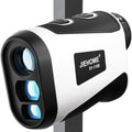 Golf Rangefinder JIEHOME X1 1100 Yardage Rangefinders with Magnetic Laser Range Finder 6X Magnification, Flag Lock, Vibration Rechargeable Distance Slope Speed Rangefinders for Golfing Hunting Archery