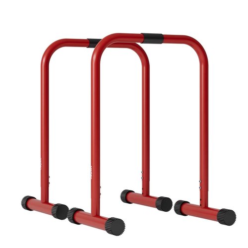 Adjustable Dip Bar 330LBS, Dip Stand Station for Home Gym, Functional Fitness Bar for Calisthenics & Bodyweight Training, Portable Push Up Stand