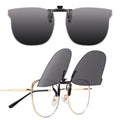 LUFF Clip On Sunglasses Polarized Cat-Eye for Men & Women | UV400 Protection, HD Anti-Glare Lenses, Lightweight 8g Flip-Up Design | Safe Driving, Cycling & Outdoor
