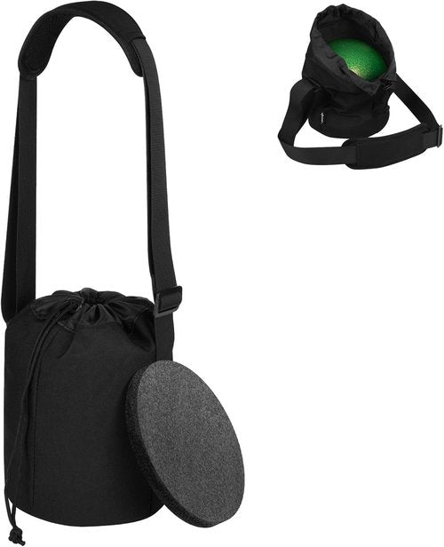 Cosmos Shot Put Carry Bag - Portable Shoulder Bag with Adjustable Strap & Foam Padding for 6-16 LBS Balls