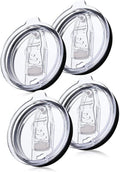 LEIOH 20 oz Tumbler Replacement Lids - Spill Proof Silicone Covers for YETI Travel Mugs | BPA Free