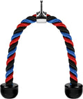 Deluxe Tricep Rope - 31.5 Inch Gym Cable Attachment for Easy Grip & Non-Slip LAT Pulldowns