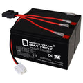 Mighty Max Battery Extended Range Drop in Replacement for 12v Razor Scooter Ride on Toy 7ah Battery kit and Harness