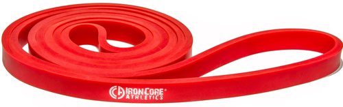 Iron Core Athletics Pull-Up Assistance Bands - Complete Set of Long Loop Resistance Bands 5-120 lbs for Men & Women | Ideal for Strength Training, Powerlifting, Home & Gym Workouts
