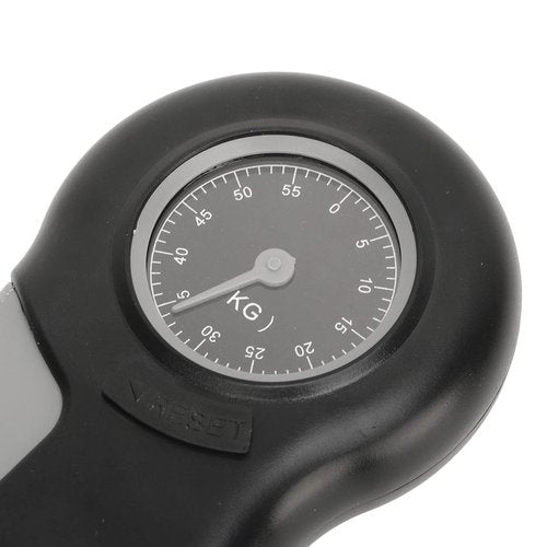 AUNMAS Hand Dynamometer, Heavy Duty Grip Strength Tester with Pointer Display Enhanced Wrist Strength for Fingers, Wrists, DIY Enthusiasts (Gray Black)
