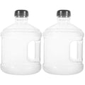 Cabilock Reusable Water Jug Large Capacity Handheld Portable Outdoor Water Container with Handle and Lid for Hiking Camping and Sports