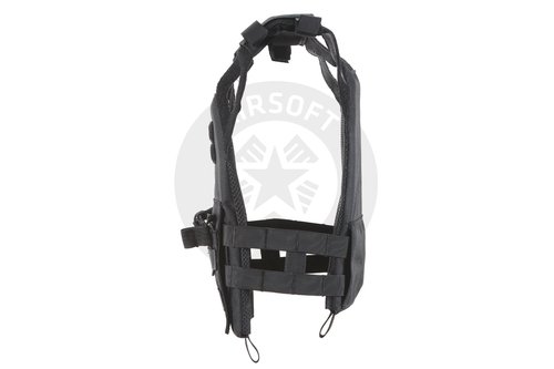 Lancer Tactical Kid's JPC Vest w/EVA Plates for Outdoor/Indoor Airsoft (Black/Kid's Size)