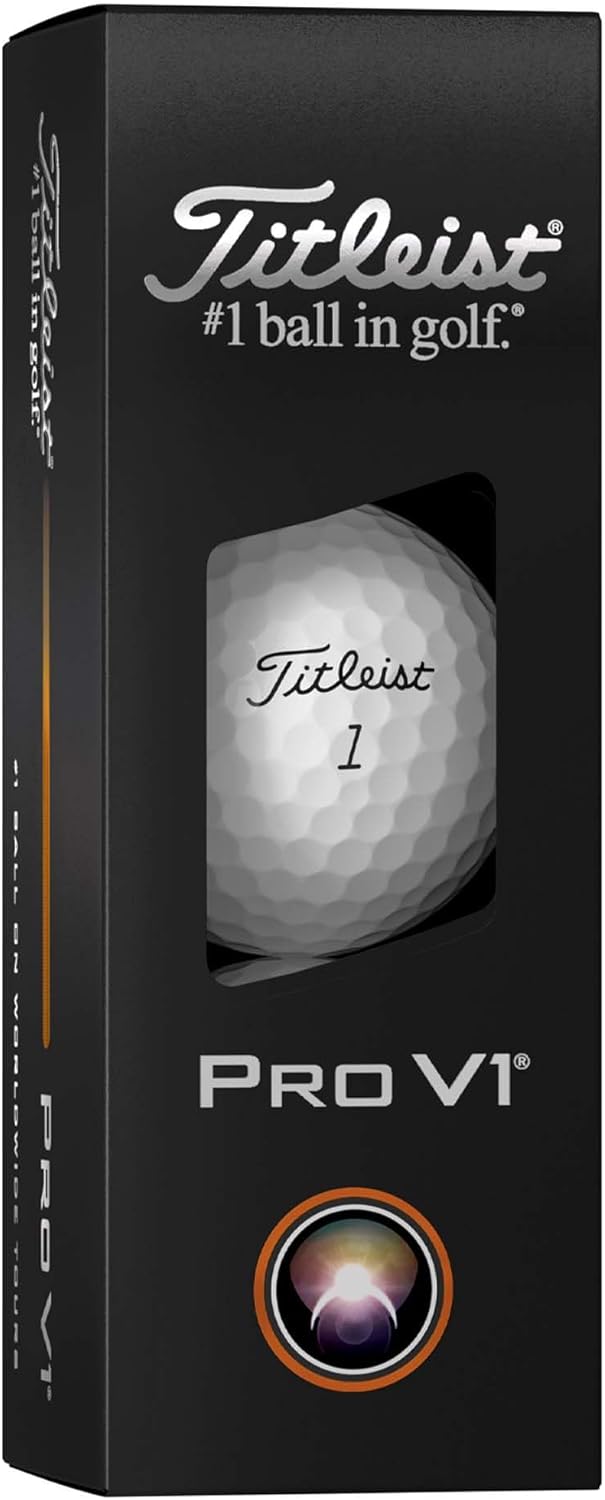 Titleist Pro V1 Golf Balls - Premium Performance & Distance | 12-Pack White