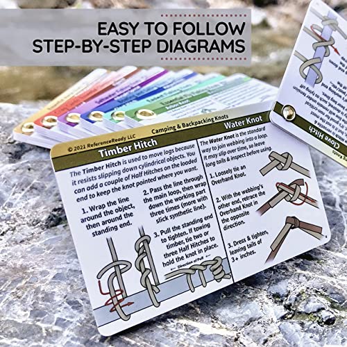 Complete Knot Card Bundle - Waterproof Outdoor Rope & Fishing Knots Guide