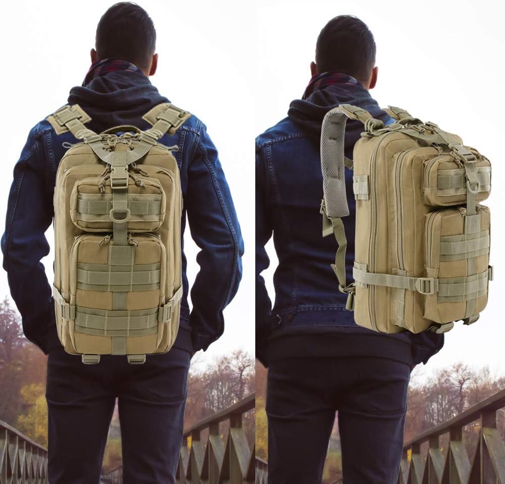ROARING FIRE Tactical Assault Backpack - 30L Military Rucksack for EDC, Camping & Hiking