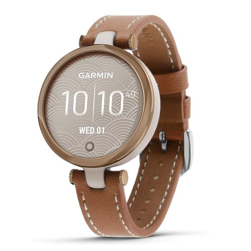 C2D JOY Leather Straps Compatible with Garmin Lily Bands Smartwatch Replacement Watchband for Women Classic Style Accessory with Unique Screwdriver (Brown)